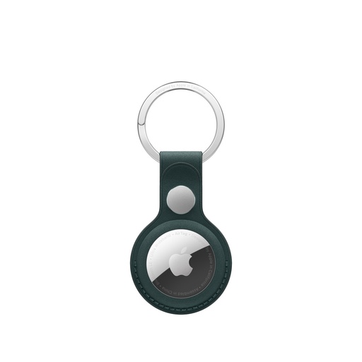 [MA7J4ZM/A] AirTag FineWoven Key Ring - Dark Green