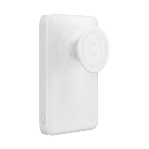 [807350] PopSockets MagSafe Powerpack - 5000 mAh grip/stand - White