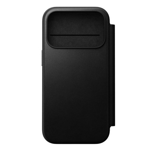 [NM014193858] Nomad Modern Leather Folio Case with MagSafe for iPhone 17 Pro - Black