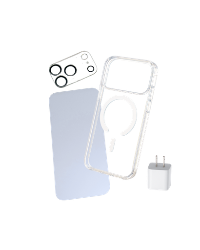 [JP-2146] jump+ Essentials bundle with MagSafe for iPhone 17 Pro - Clear
