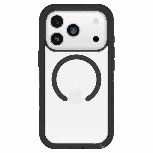 [77-98459] Otterbox Defender XT with MagSafe for iPhone 17 Pro - Clear / Black Dark Side