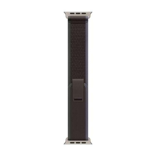 [MT613AM/A] 49mm Blue/Black Trail Loop - S/M - Natural Titanium Finish