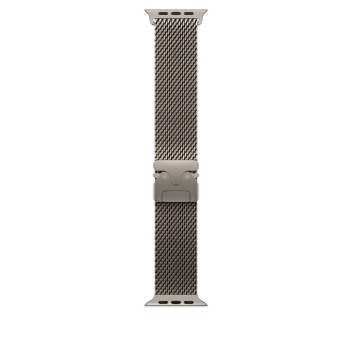 [MGHP4AM/A] 42mm/44mm/45mm/46mm/49mm Natural Titanium Milanese Loop - Medium