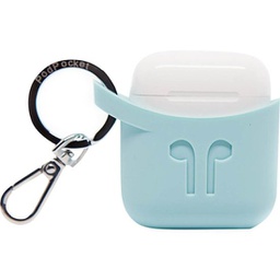 [PP-1006] PodPocket AirPod Case for 1st & 2nd Gen - Aqua Blue