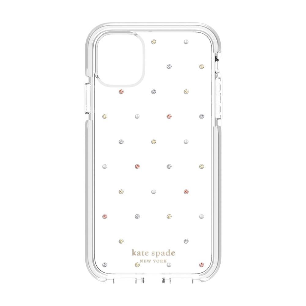kate spade Hardshell Case for iPhone XR - Store Scene Black/Gold Foil/Clear  | JumpPlus
