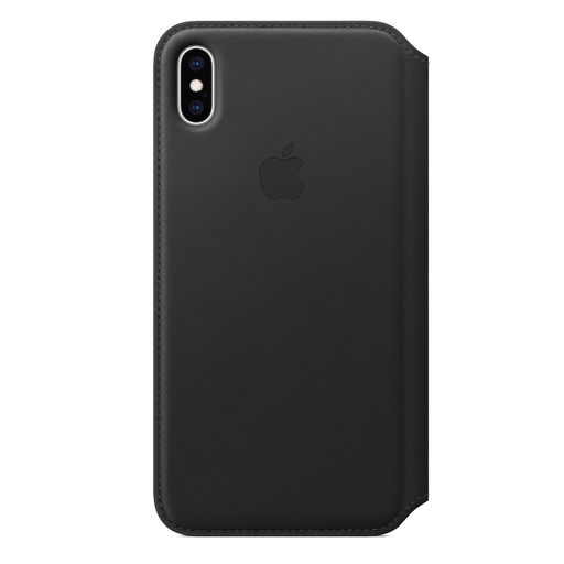[MRX22ZM/A] Apple iPhone XS Max Leather Folio - Black