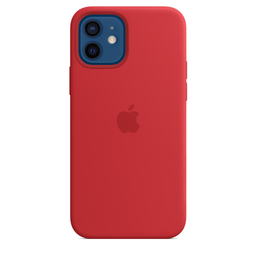 [MHL63ZM/A] Apple iPhone 12 | 12 Pro Silicone Case with MagSafe - (PRODUCT)RED