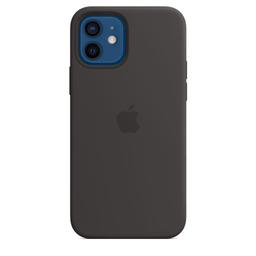 [MHL73ZM/A] Apple iPhone 12 | 12 Pro Silicone Case with MagSafe - Black