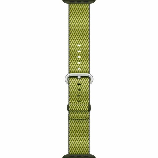 [3D314AM/A] Apple Watch 40mm/41mm/42mm Dark Olive Woven Nylon Band (Demo)