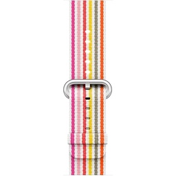 [3D682ZM/A] Apple Watch 38/40/41mm Pink Stripe Woven Nylon Band (Demo)