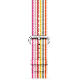 [3D682AM/A] Apple Watch 38mm Pink Stripe Woven Nylon Band (Demo)