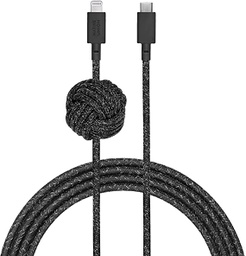 [NCABLE-CL-CS-BK-NP] Native Union 3M USB-C to Lightning Knot Night Cable - Cosmos Black