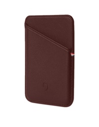 [D21MC1CBN] Decoded Leather Card Case - Brown - Made for MagSafe