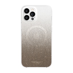 [KSIPH-183-CHGO] kate spade Protective Hardshell Case w/MagSafe for iPhone 12 / 12 Pro - Champagne Glitter Ombre
